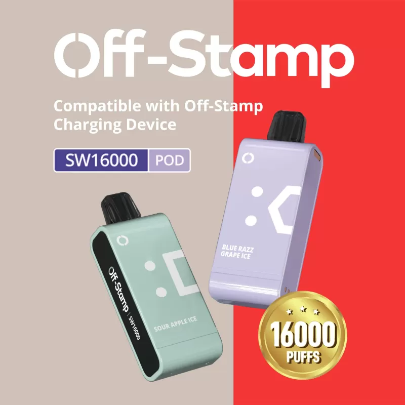 Off-Stamp SW16000 Disposable Pod Powered By LOST MARY – 16000 Puffs - Baja Blast