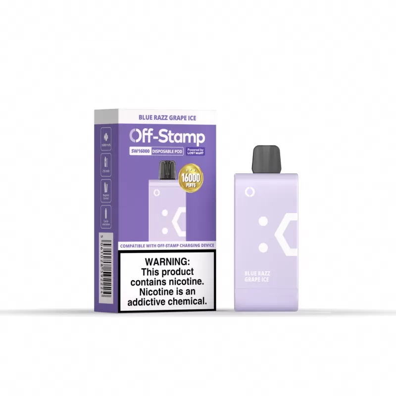 Off-Stamp SW16000 Disposable Pod Powered By LOST MARY – 16000 Puffs - Rocket Popsicle - Image 3