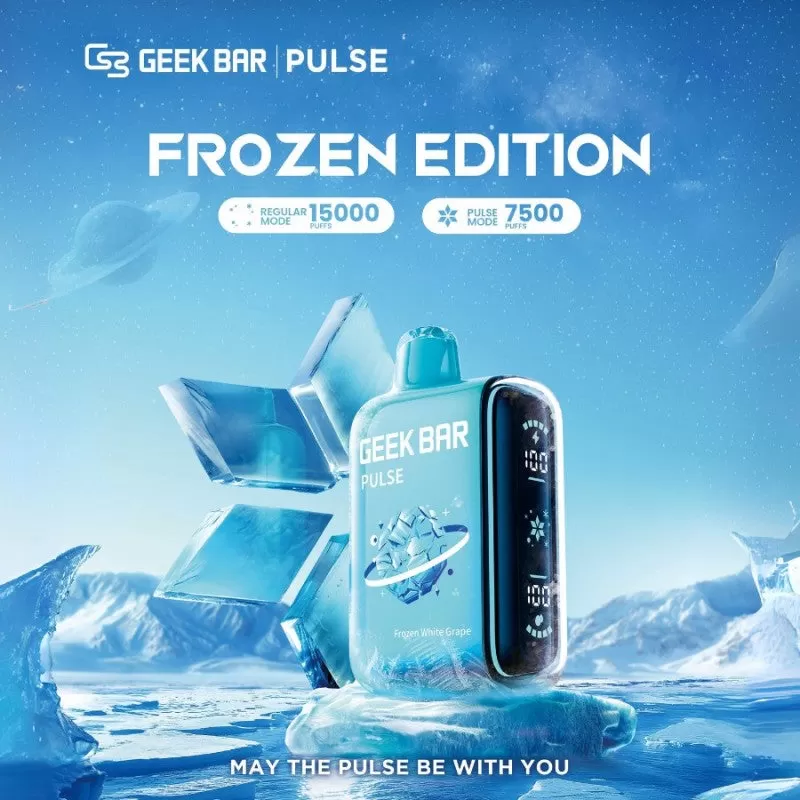 Geek Bar Pulse 15K Frozen Edition Disposable Device – 15000 Puffs - Frozen Pina Colada