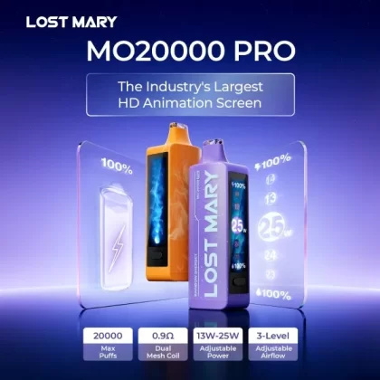 Lost Mary MO20K MO20000 Pro Disposable Device – 20000 Puffs - Lime Grapefruit