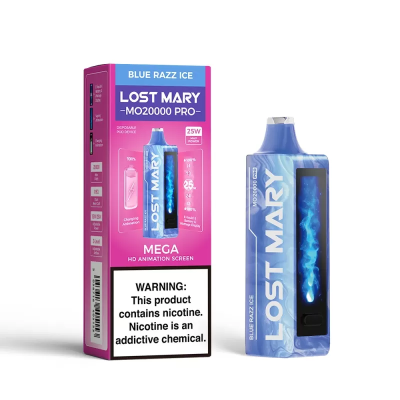Lost Mary MO20K MO20000 Pro Disposable Device – 20000 Puffs - Lime Grapefruit - Image 3