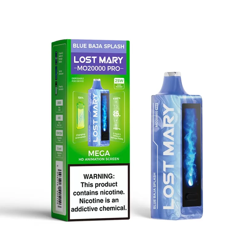 Lost Mary MO20K MO20000 Pro Disposable Device – 20000 Puffs - Sour Apple Ice - Image 2