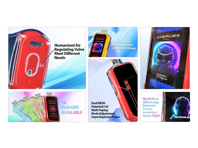 AIRFUZE Jet 20K Disposable Device – 20000 Puffs - Frozen Peach - Image 3