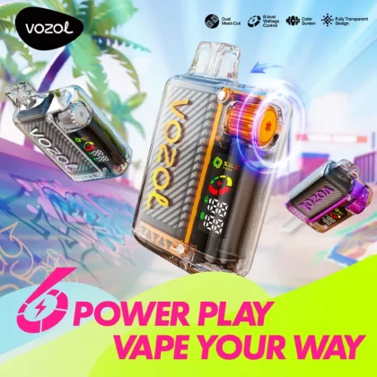 VOZOL Vista 16K Puffs Disposable Device - 16000 Puffs - Grape Ice