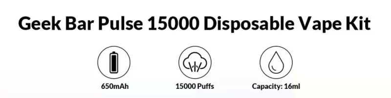 Geek Bar Pulse 15K Disposable Device - 15000 Puffs - Miami Mint (Planet Edition) - Image 2