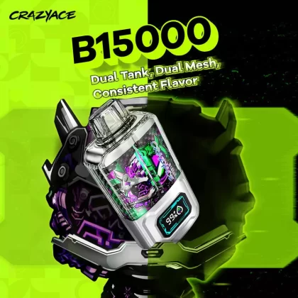 CRAZYACE B15000 Disposable Device – 15000 Puffs - Peach Mango