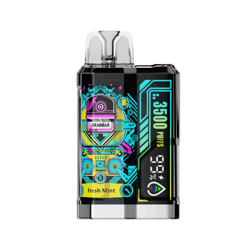 Dragbar B3500 Rechargeable Disposable Device – 3500 Puffs - Fresh Mint - Image 3