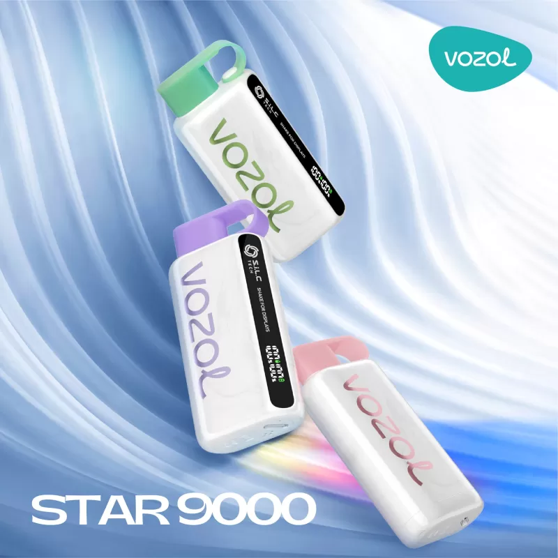 Vozol STAR 9000 Disposable Vape - 9000 Puffs - Peach Mango Watermelon