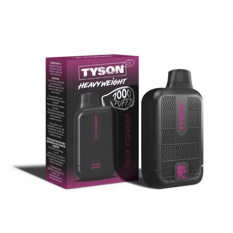Tyson 2.0 Heavy Weight Rechargeable Disposable – 7000 Puffs - Melon Head - Image 3