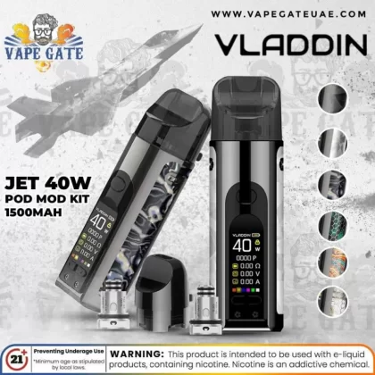 Vladdin Jet Kit 40W 1500mAh - Black Prism