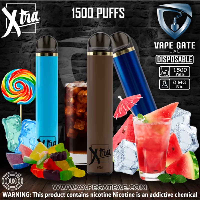 PUFF XTRA Disposable Vaporiser - 1500 puffs (0 mg) - Honeydew