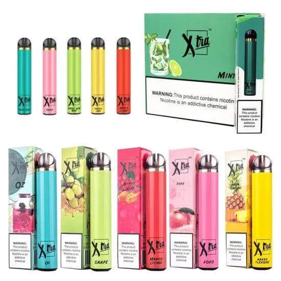 PUFF XTRA Disposable Vaporiser - 1500 puffs (0 mg) - Honeydew - Image 3