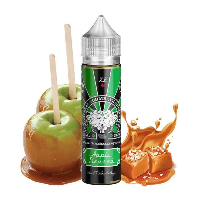 APPLE PLEASED 60ml E juice - by Ohmboyz Drip City - 3 mg / 60 ml