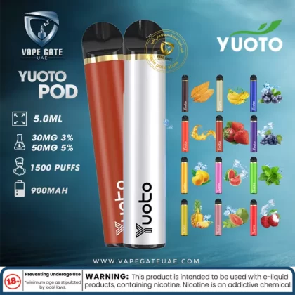 Yuoto Disposable Pod Device (30mg) - Tobacco