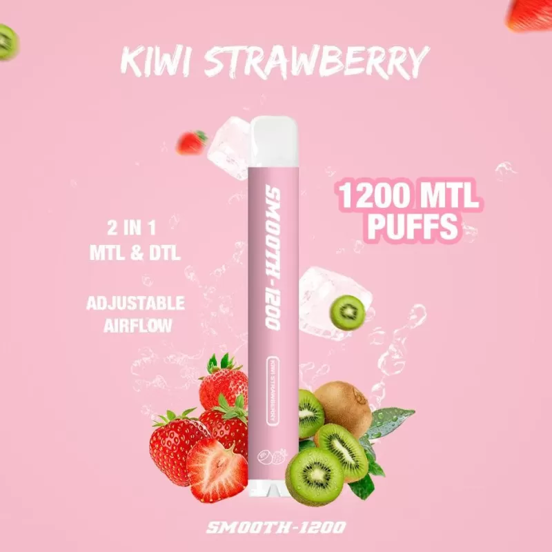 SMOOTH DISPOSABLES (50MG - 1200 Puffs) - Cola Lime