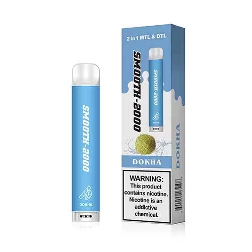 Smooth 2000 Disposable (30MG - 2000 MTL & DTL Puffs) - Georgian Peach - Image 2