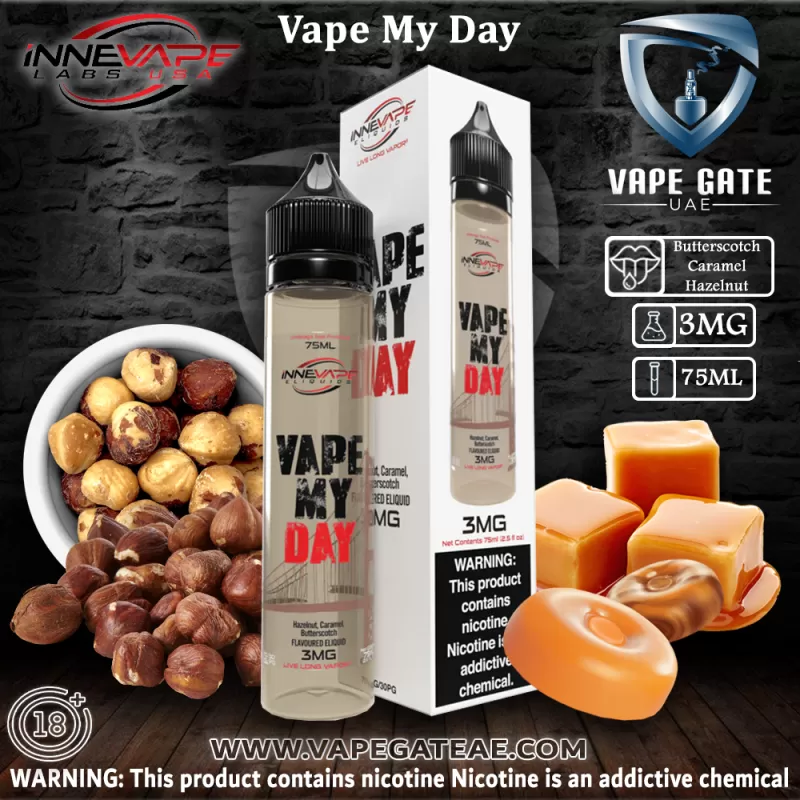 VAPE MY DAY - BY INNEVAPE ELIQUID - 6 mg - 75 ml