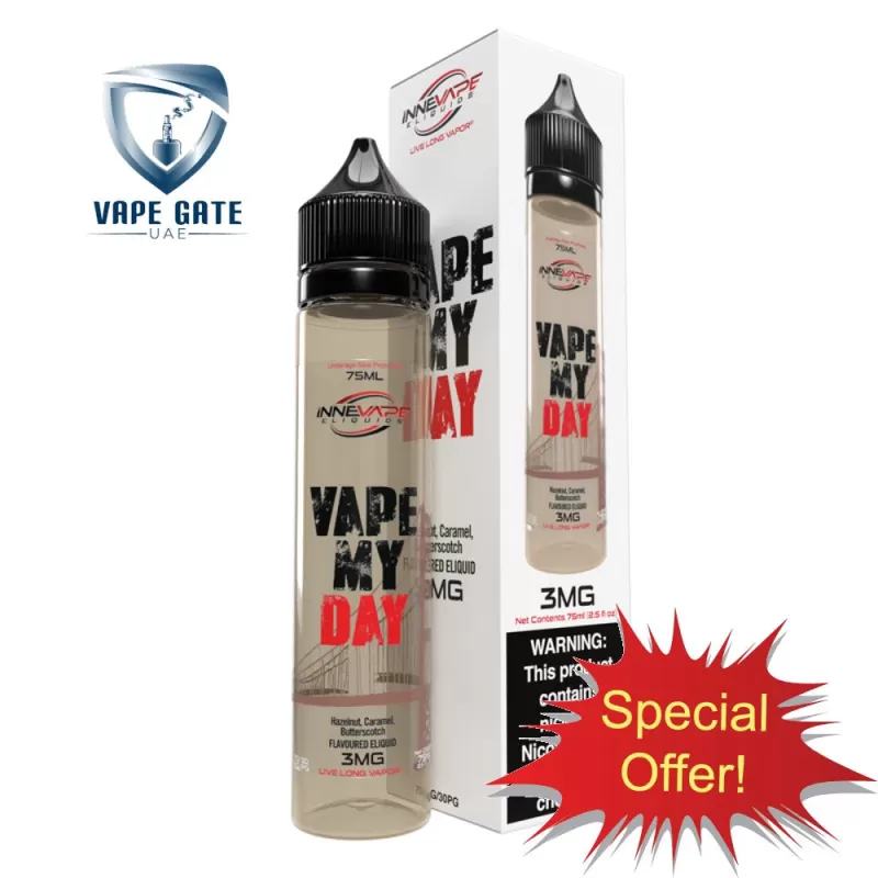 VAPE MY DAY - BY INNEVAPE ELIQUID - 6 mg - 75 ml - Image 2