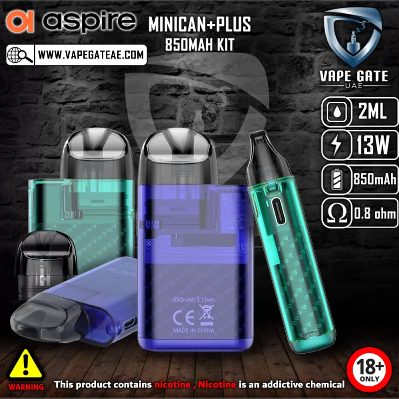 ASPIRE - MINICAN PLUS 850MAH KIT - Green