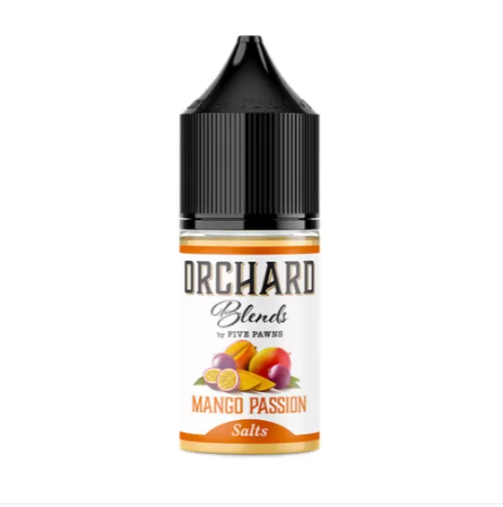 MANGO PASSION – ORCHARD BLEND FRUIT SALTNIC BY FIVE PAWNS - 30 mg / 30 ml - Image 2