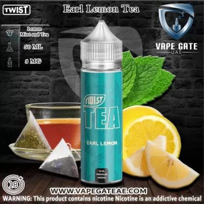 Earl Lemon 50ml Ejuice by Twist Tea PGVG - 3 mg - 50 ml