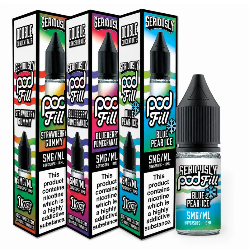 Doozy Vape Seriously Pod Fill Salt 10ml 5mg - Blackcurrant Berry