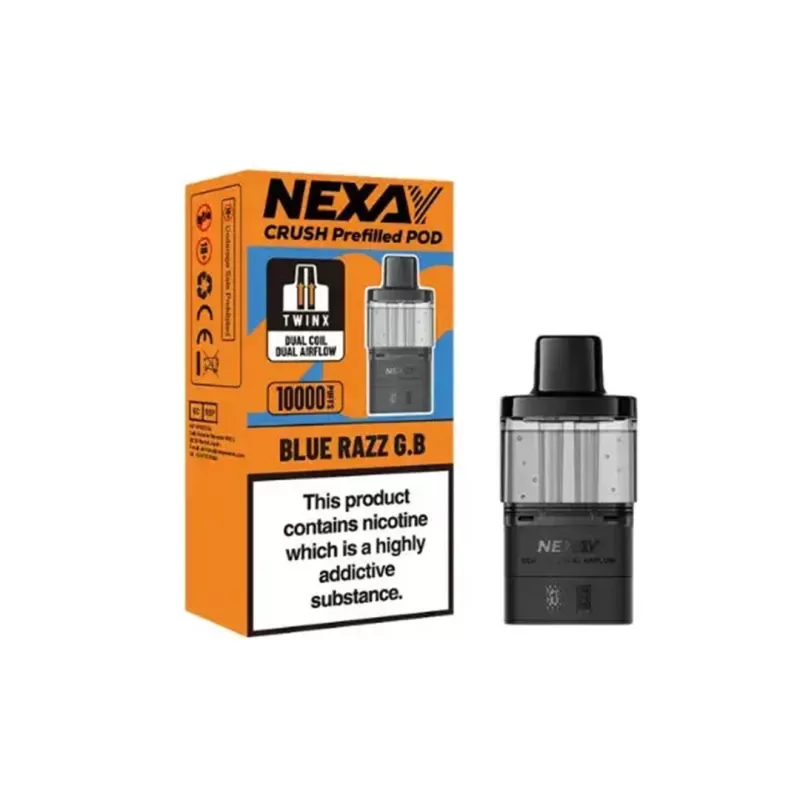 Voopoo Nexay Crush 10K Prefilled Pods - Mr. Blue - Image 2