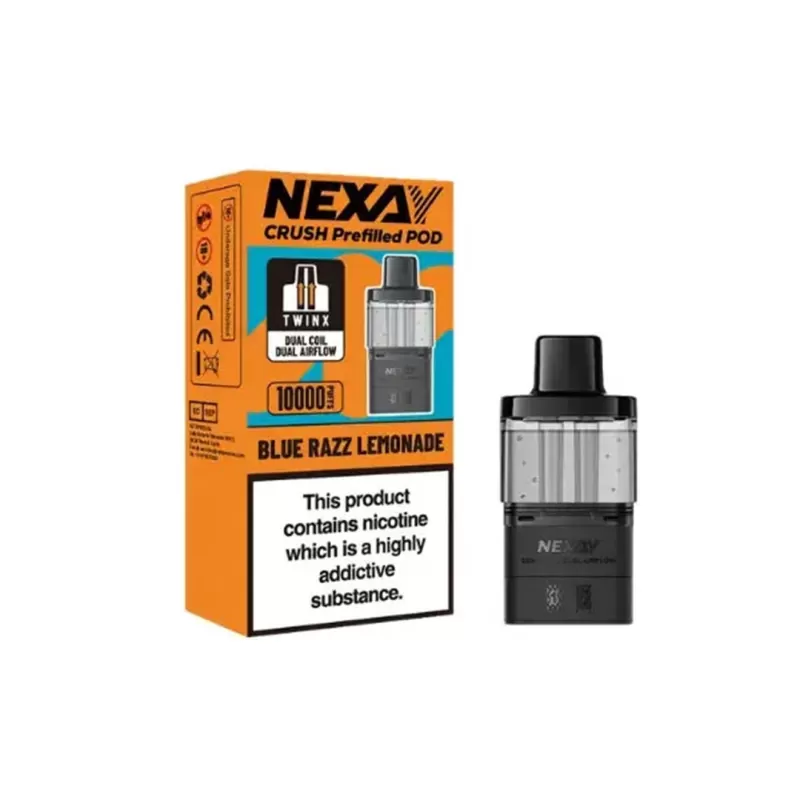 Voopoo Nexay Crush 10K Prefilled Pods - Mr. Blue - Image 3
