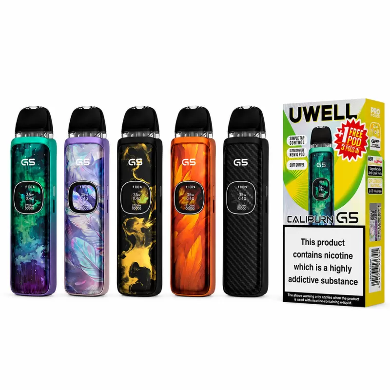 Uwell Caliburn G5 Vape Kit - Navy Ripples