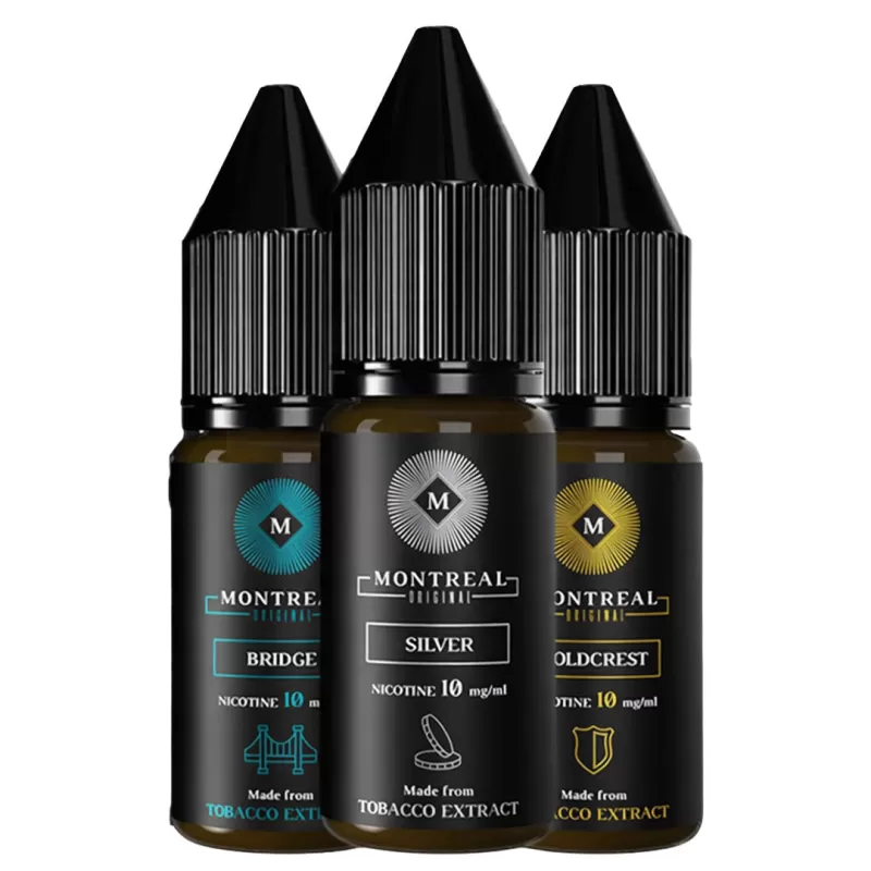 Montreal Original Nic Salt 10ml 10mg - Silver
