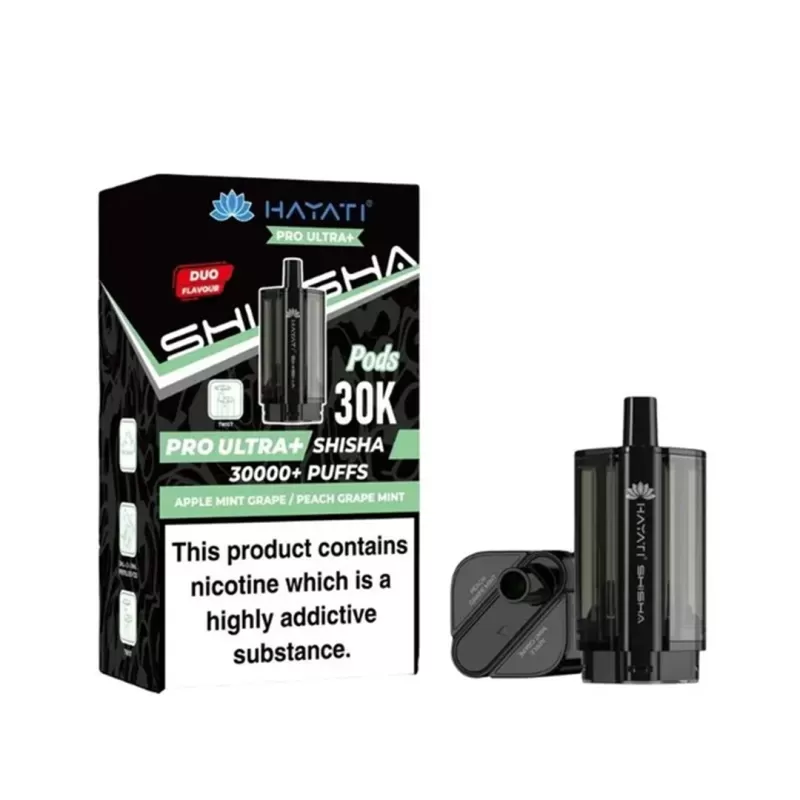 Hayati Pro Ultra Plus Shisha 30K PODS - Blue Mist Pink / Love 66 - Image 2