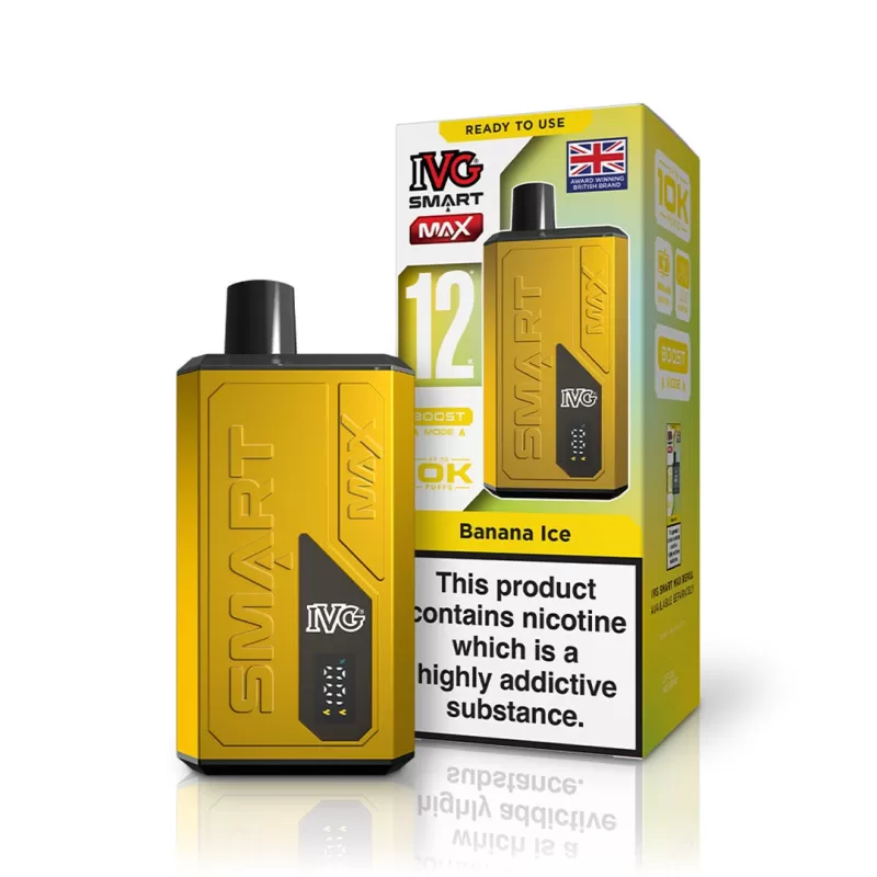IVG Smart Max 10K Prefilled Vape KIT 10mg - Classic Menthol - Image 2