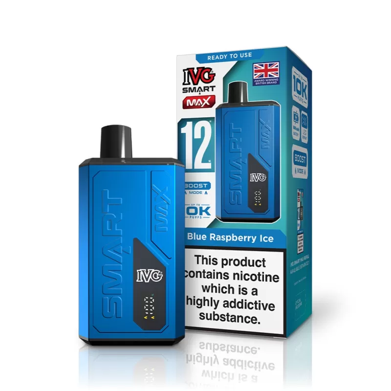 IVG Smart Max 10K Prefilled Vape KIT 10mg - Mixed Berries