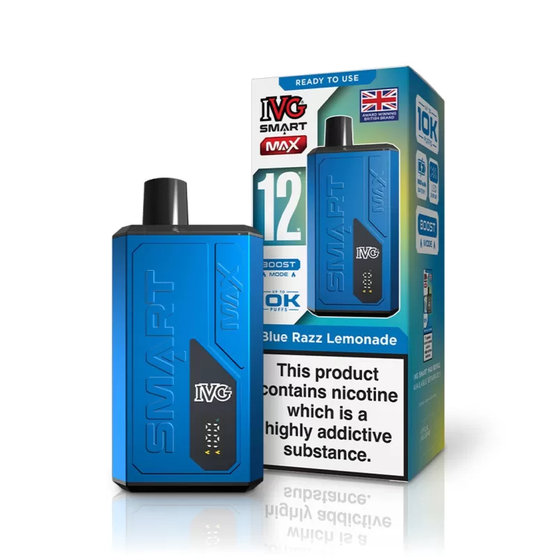 IVG Smart Max 10K Prefilled Vape KIT 10mg - Mixed Berries - Image 3