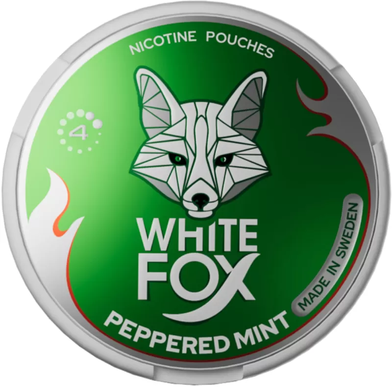 WHITE FOX Nicotine Pouches - 4mg / Peppered Mint - Image 3