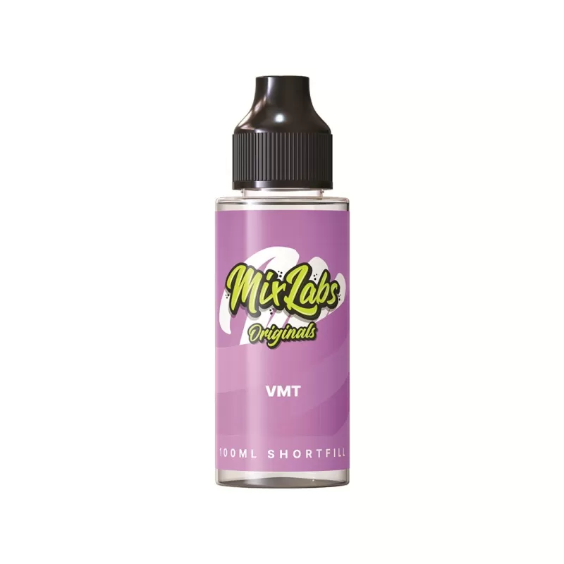 Mix Labs Shortfill E-Liquid 100ml - Banana Ice - Image 3