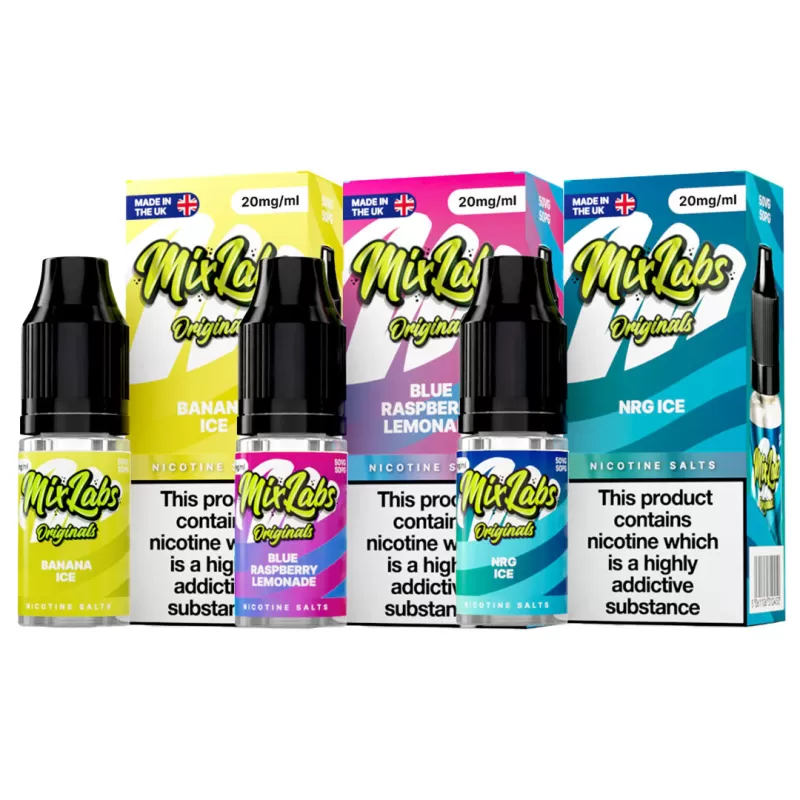 Mix Labs Nicotine Salt 10ml 20mg - Peach Ice