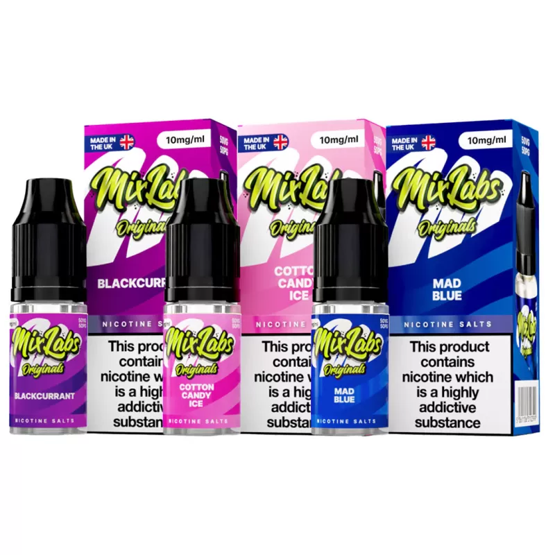 Mix Labs Nicotine Salt 10ml 10mg - Banana Ice