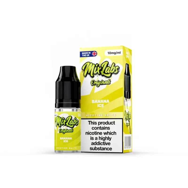 Mix Labs Nicotine Salt 10ml 10mg - Peach Ice - Image 2