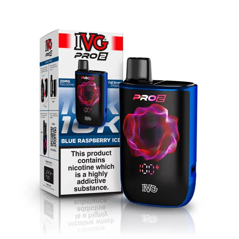 IVG PRO 2 Prefilled Vape Kit - Blue Sour Raspberry - Image 2