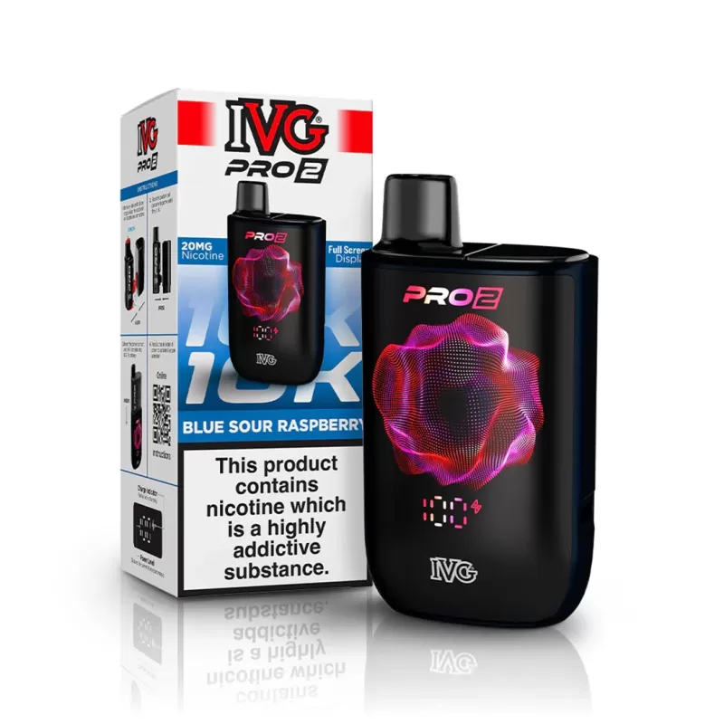 IVG PRO 2 Prefilled Vape Kit - Blue Sour Raspberry - Image 3