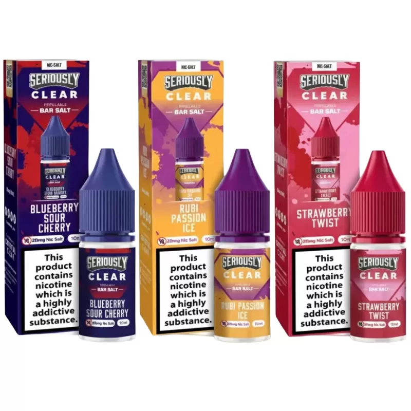 Doozy Vape Seriously Clear Nic Salts 20mg - Sour Blue Dust
