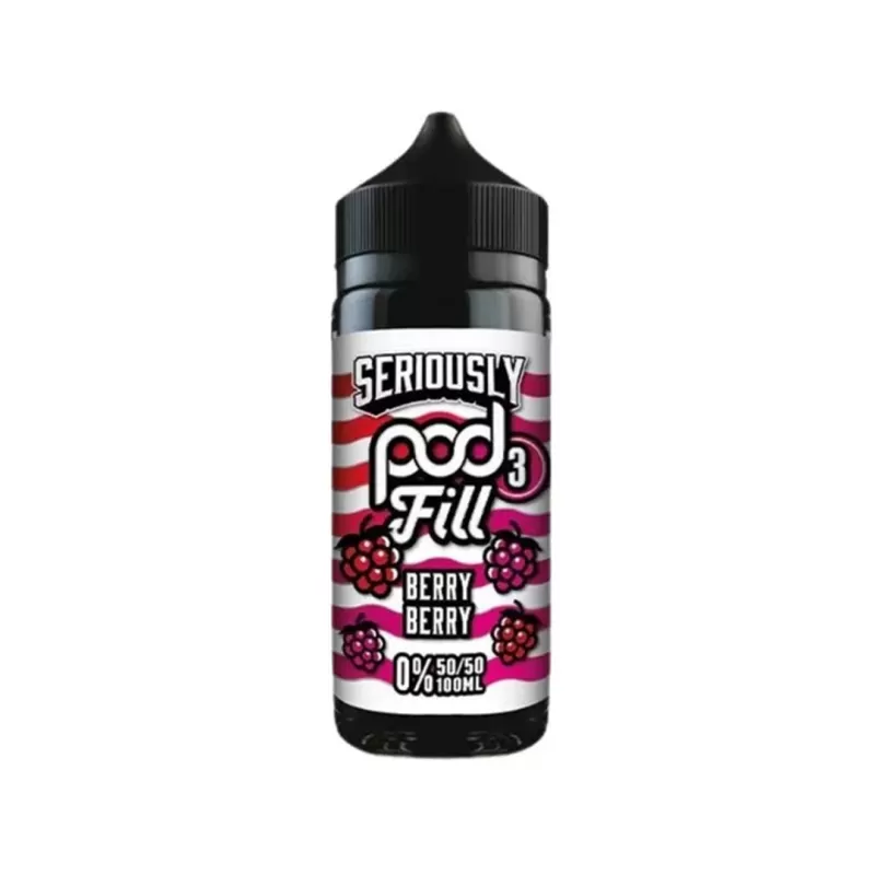 Doozy Vape Seriously Pod Fill 3 50/50 0mg 100ml Shortfill - Pineapple Citrus Ice - Image 2
