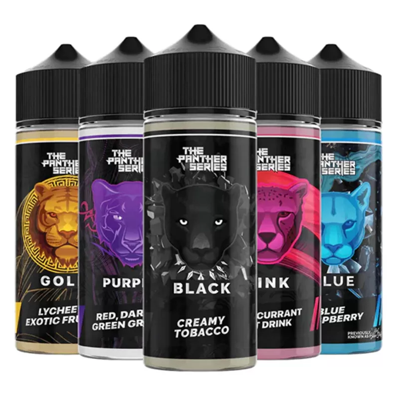 The Panther Series Shortfill e-liquid by Dr Vapes 100ml - Pink