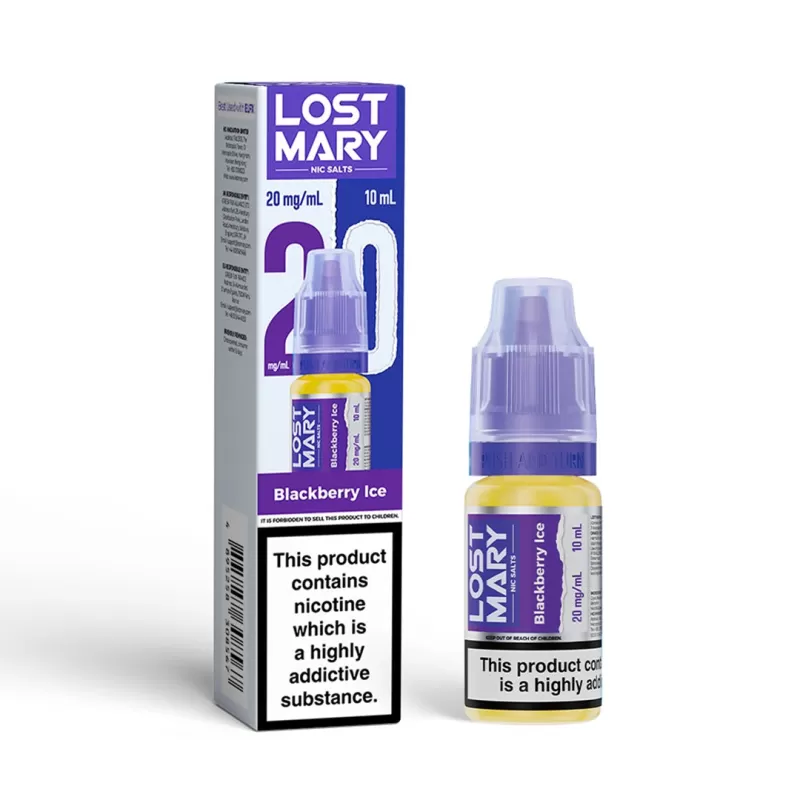 Lost Mary Nic Salt E-liquid 20mg - Blueberry Raspberry - Image 3