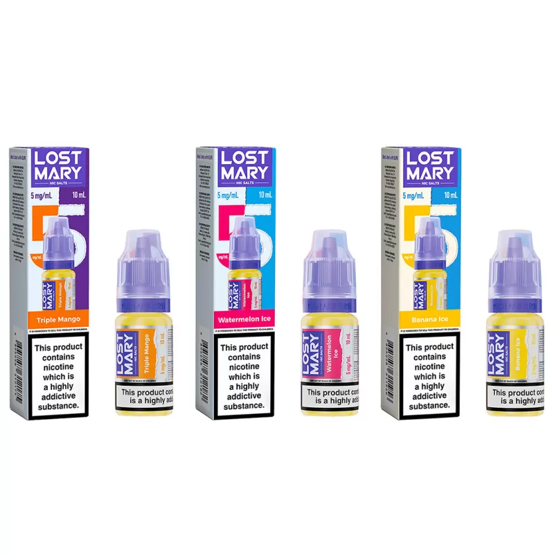 Lost Mary Nic Salt E-liquid 5mg - Cherry Ice