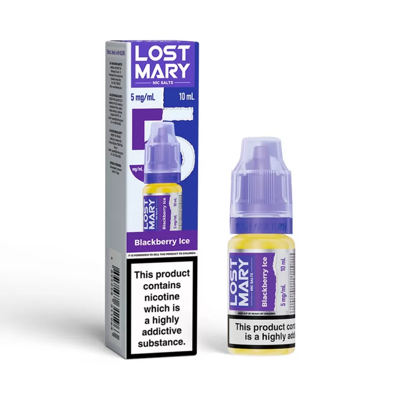 Lost Mary Nic Salt E-liquid 5mg - Cherry Ice - Image 3