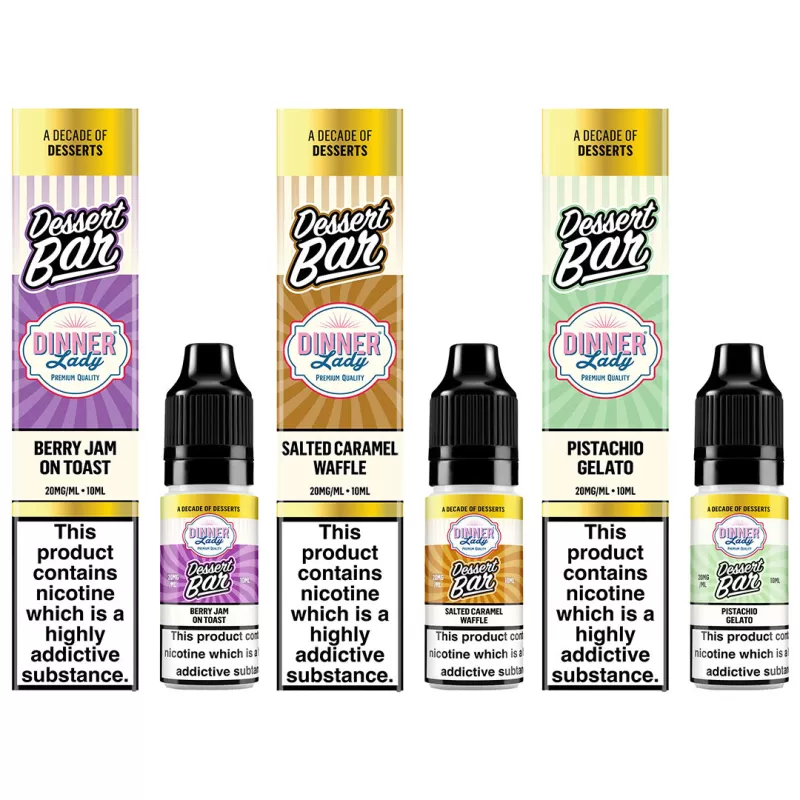 Dinner Lady - Desserts Bar Salts 10ml (20mg) - Pistachio Gelato