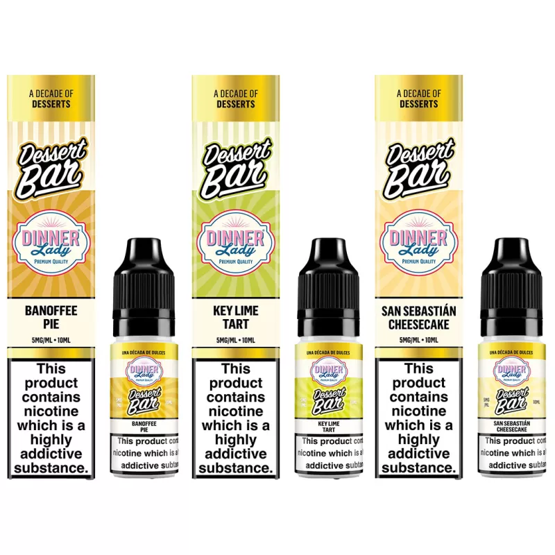 Dinner Lady - Desserts Bar Salts 10ml (5mg) - Banoffee Pie