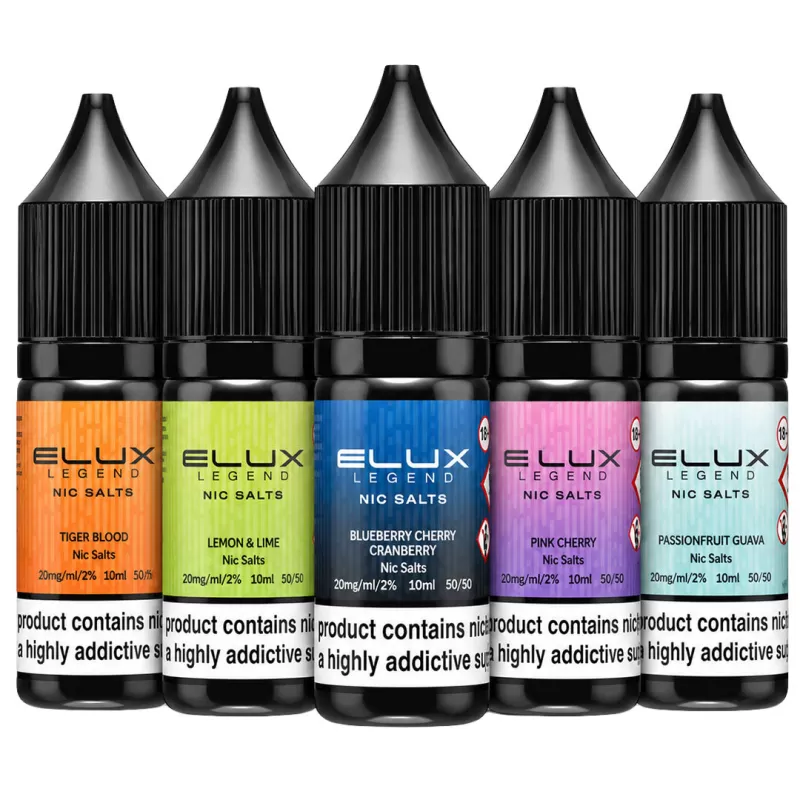 Elux Legend 5mg E Liquid Nic Salt 10ml - Pineapple Ice / 5mg